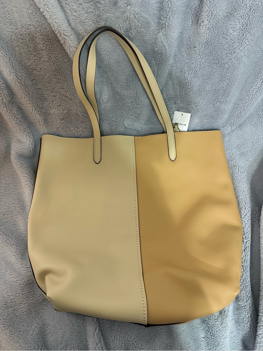 Coach North Nomad Leather Tote Color block colorblock New NWT - Picture 6 of 6